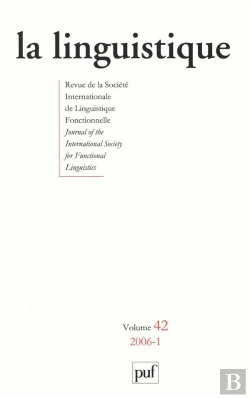 Bertrand.pt - Linguistique Vol 42 N 1 2006