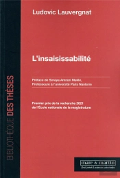 L'Insaisissabilité