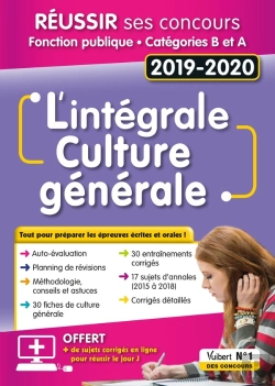 Bertrand.pt - L'Intégrale Culture Générale (Édition 2019/2020)