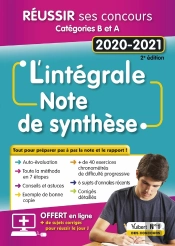 L'Intégrale De La Note De Synthèse ; Catégories B Et A (Édition 2020/2021)