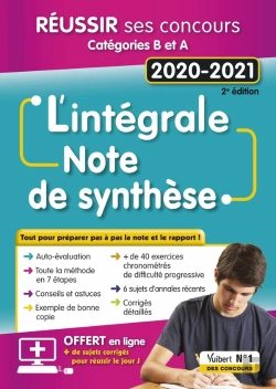 Bertrand.pt - L'Intégrale De La Note De Synthèse ; Catégories B Et A (Édition 2020/2021)