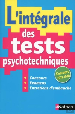 Bertrand.pt - L'Integrale Des Tests Psychotechniques - Concours 2019/2020