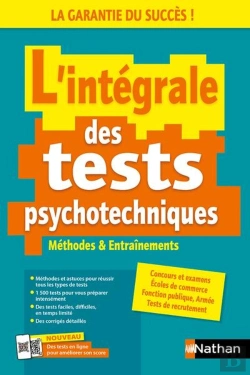 Bertrand.pt - L'Intégrale Des Tests Psychotechniques : Méthodes & Entraînements (Édition 2025)