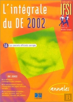 Bertrand.pt - L'Integrale Du De 2002; 56 Cas Concrets Officiels Corriges ; Edition 2002