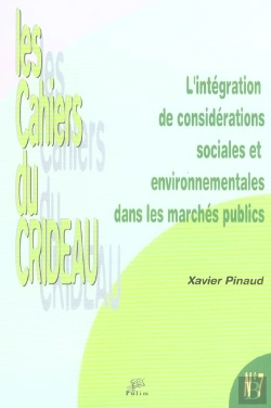 Bertrand.pt - L'Integration Des Considerations Sociales Et Environnementales Dans Les Marches Publics