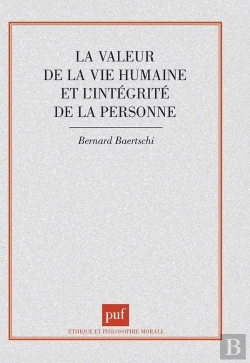 Bertrand.pt - L'Intégrité De La Personne Et La Valeur De La Vie Humaine