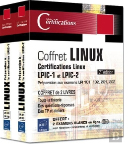 Bertrand.pt - Linux - Coffret De 2 Livres - Preparation Aux Certifications Lpic-1 Et Lpic-2 (Examens Lpi 101, 102,
