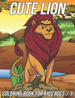 Bertrand.pt - Lion Coloring Book For Kids Ages 3-8