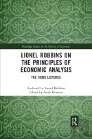 Lionel Robbins On The Principles Of Economic Analysis