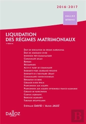 Liquidation Des Régimes Matrimoniaux (3e Édition)