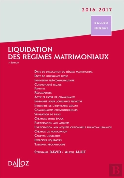 Bertrand.pt - Liquidation Des Régimes Matrimoniaux (3e Édition)