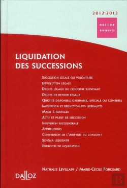 Bertrand.pt - Liquidation Des Successions (Édition 2012/2013)