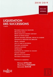 Liquidation Des Successions (Édition 2018/2019)
