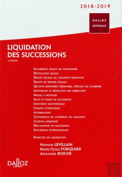 Bertrand.pt - Liquidation Des Successions (Édition 2018/2019)