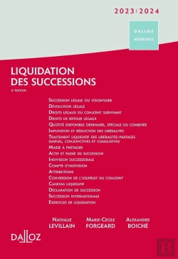 Bertrand.pt - Liquidation Des Successions (Édition 2023/2024)