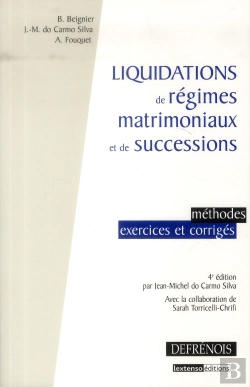 Bertrand.pt - Liquidations De Regimes Matrimoniaux Et De Successions, 4eme Edition