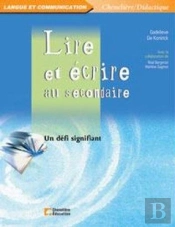 Lire Et Ecrire Au Secondaire