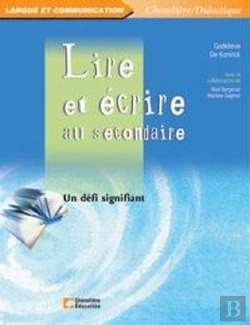 Bertrand.pt - Lire Et Ecrire Au Secondaire