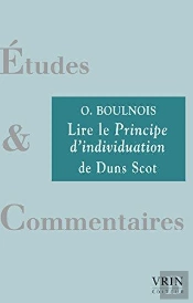 Lire Le Principe D'Individuation De Duns Scot