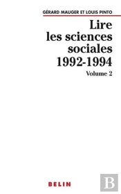 Lire Les Sciences Sociales 1992-1994 Vol 2