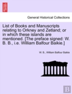 Bertrand.pt - List Of Books And Manuscripts Relating T