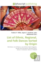 List Of Ethnic, Regional, And Folk Dances Sorted By Origin
