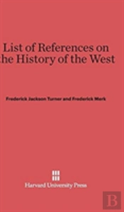 List Of References On The History Of The West