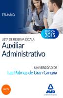 Lista De Reserva Escala Auxiliar Administrativo De La Universidad De Las Palmas De Gran Canaria. Tem