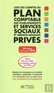 Liste Des Comptes Du Plan Comptable Des Esms Prives