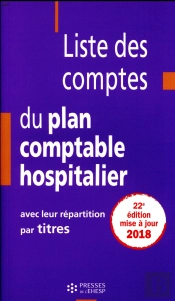 Liste Des Comptes Du Plan Comptable Hospitalier Avec Leur Repartition Par Titres