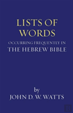 Bertrand.pt - Lists Of Words Occurring Frequently In The Hebrew Bible