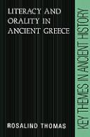 Literacy And Orality In Ancient Greece