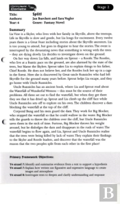 Literacy World Comets Stage 2: Split! Guided Reading Card Framework Edition