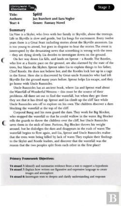 Bertrand.pt - Literacy World Comets Stage 2: Split! Guided Reading Card Framework Edition