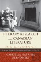 Literary Research And Canadian Literature