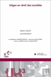 Litiges En Droit Des Sociétés