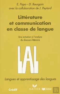 Bertrand.pt - Litterature Et Communication En Classe De Langues