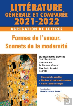 Bertrand.pt - Littérature Générale Et Comparée - Formes De L'Amour, Sonnets De La Modernité - Agrégation De Lettres 2021-2022.