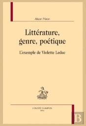 Littérature, Genre, Poétique