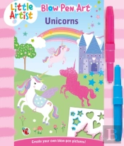 Little Artist Blow Pen Art Unicorns