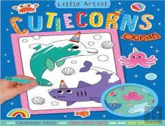 Little Artist Cutiecorns Ocean Colouring Book