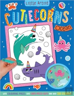 Bertrand.pt - Little Artist Cutiecorns Ocean Colouring Book
