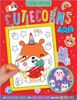 Bertrand.pt - Little Artist Cutiecorns Pets Colouring Book