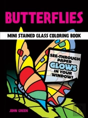 Little Butterflies Stained Glass Coloring Book
