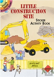 Little Construction Site Sticker Activity Book