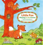 Little Fox. Playing In The Forest