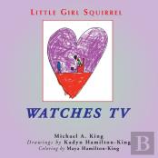 Little Girl Squirrel Watches Tv