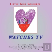 Little Girl Squirrel Watches Tv