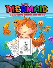 Little Mermaid Coloring Book For Kids