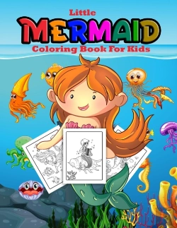Bertrand.pt - Little Mermaid Coloring Book For Kids